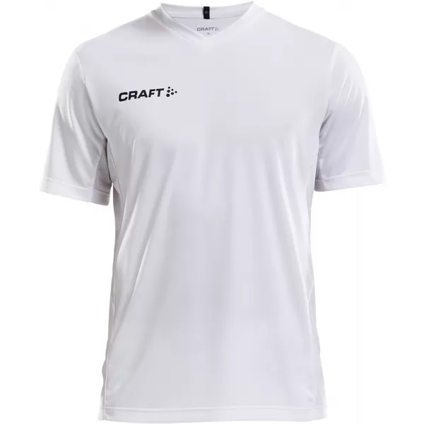  Pánské sportovní tričko s výstřihem do V CRAFT TW Squad Go Jersey Solid M BÍLÁ 