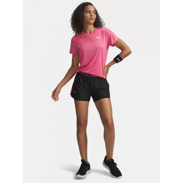  Dámské kraťasy UNDER ARMOUR TECH PLAY UP 2IN1 SHORTS 1389895-002 ČERNÁ 