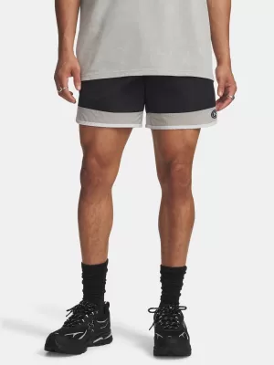 Pánské kraťasy UNDER ARMOUR UA ICON WOVEN TRACK SHORTS 6009350-001 ČERNÁ