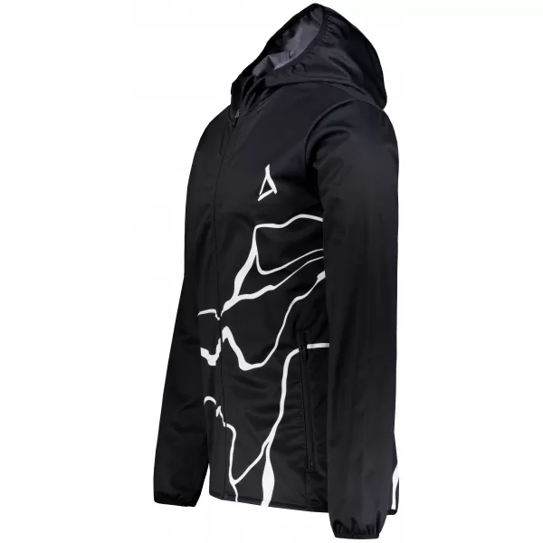  Pánská softshellová bunda premium ALTISPORT VOJ/ALM073JACK01 ČERNÁ 