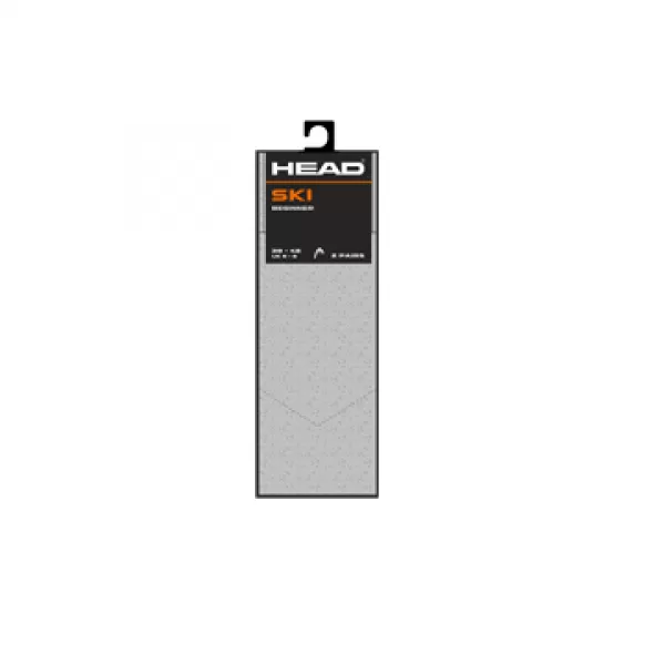  Ponožky HEAD SKI BEGINNER KNEEHIGH 2P LIGHT GREY/RASPBERRY 