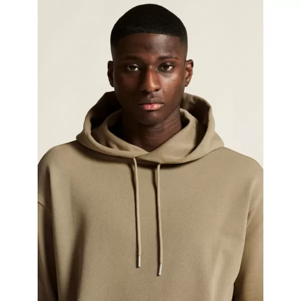  Pánská těžká mikina s kapucí CRAFT Corp. Frequent Hoodie M ŠEDOBÉŽOVÁ 