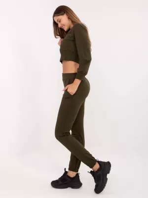 Dámský set RUE PARIS 356-KMPL-1203.83 KHAKI