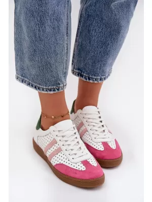 Dámské tenisky ZAZOO N1318 PINK/WHITE/GREEN