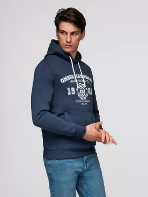 Pánská mikina OMBRE B1714 NAVY BLUE