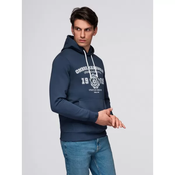  Pánská mikina OMBRE B1714 NAVY BLUE 