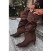 Dámské kozačky BOTO YSOLIENNE 39875 BROWN