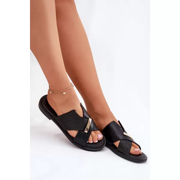  Dámské pantofle VINCEZA 17385 BLACK 