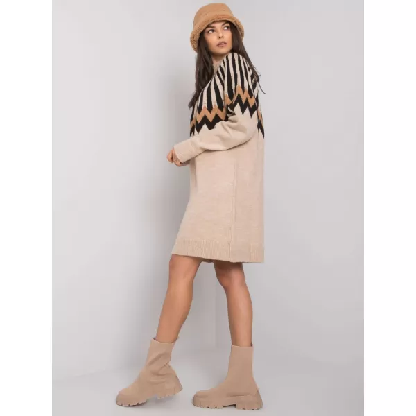  Dámské šaty RUE PARIS LC-SK-0098.37X BEIGE 