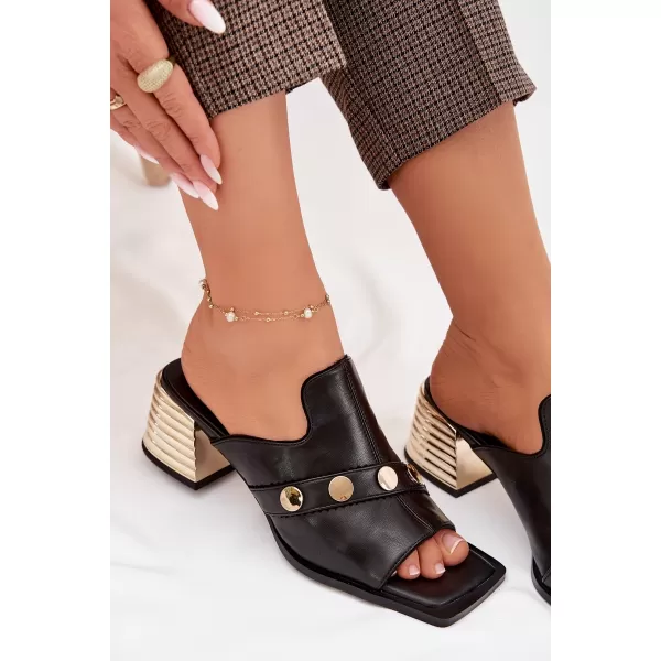  Dámské sandály D&A CR61-3063 BLACK 