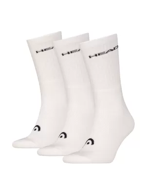 Ponožky HEAD ELEMENTS ALL SPORTS CREW 3P 701229008 WHITE