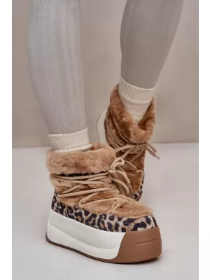 Dámské boty BIG STAR OO274A207 BROWN/BEIGE