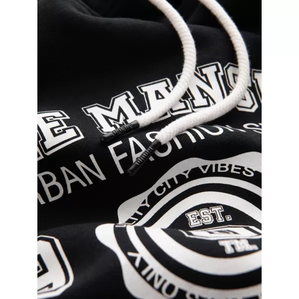  Pánská mikina OMBRE B1714 BLACK 