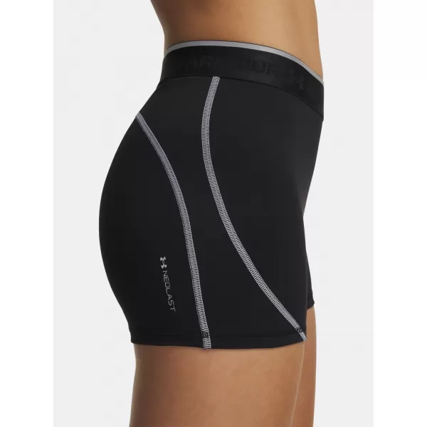  Dámské kraťasy UNDER ARMOUR HEATGEAR ELITE SHORTY 6015371-008 ČERNÁ 