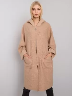 Dámský kabát OCH BELLA TW-PL-BI-21715.63P BEIGE
