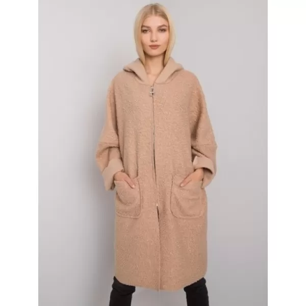  Dámský kabát OCH BELLA TW-PL-BI-21715.63P BEIGE 