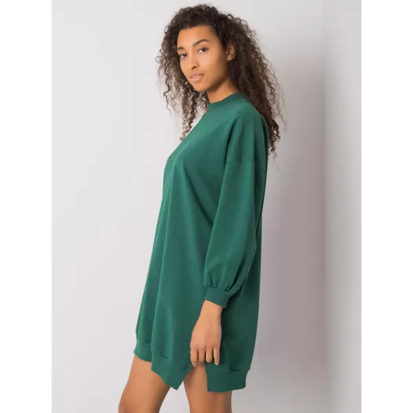  Dámské šaty RUE PARIS RV-SK-7207.03 DARK GREEN 
