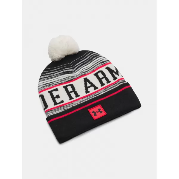  Pánská čepice UNDER ARMOUR M HALFTIME POM BEANIE 1386634-279 HNĚDÁ 