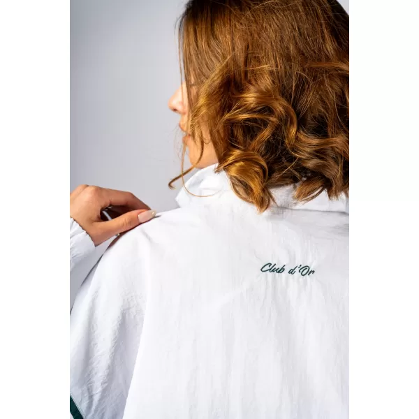  NEBBIA Clubhouse half-zip mikina CLUB DOR 644 WHITE 