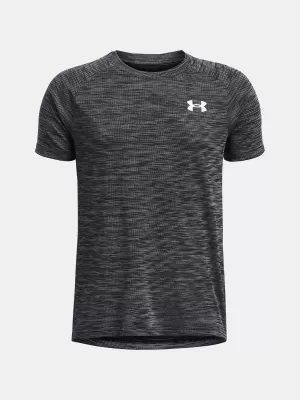 Chlapecké triko UNDER ARMOUR UA TECH TEXTURED SS 1382790-001 ČERNÁ