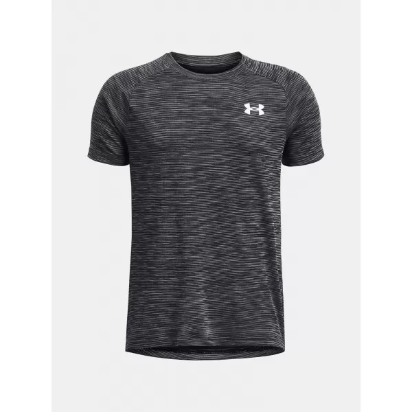  Chlapecké triko UNDER ARMOUR UA TECH TEXTURED SS 1382790-001 ČERNÁ 
