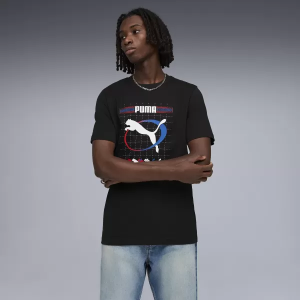  Pánské triko PUMA GRAPHIC TEE 691786_01 PUMA BLACK 