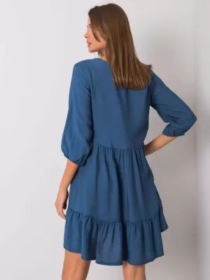 Dámské šaty EX MODA EM-SK-004.06 DARK BLUE