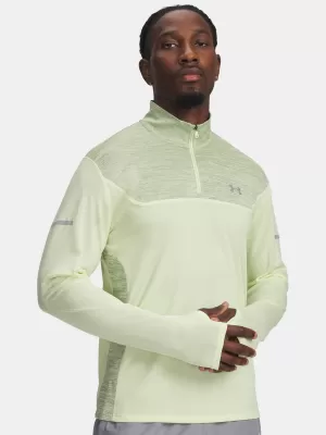 Pánské triko UNDER ARMOUR UA TECH UTILITY 1/4 ZIP 6004963-391 ZELENÁ