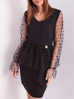 Dámské šaty FACTORY PRICE EM-SK-5002.95 NOIRE