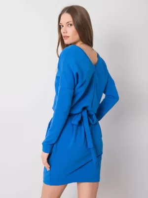Dámské šaty RUE PARIS RV-SK-6037.18X DARK BLUE