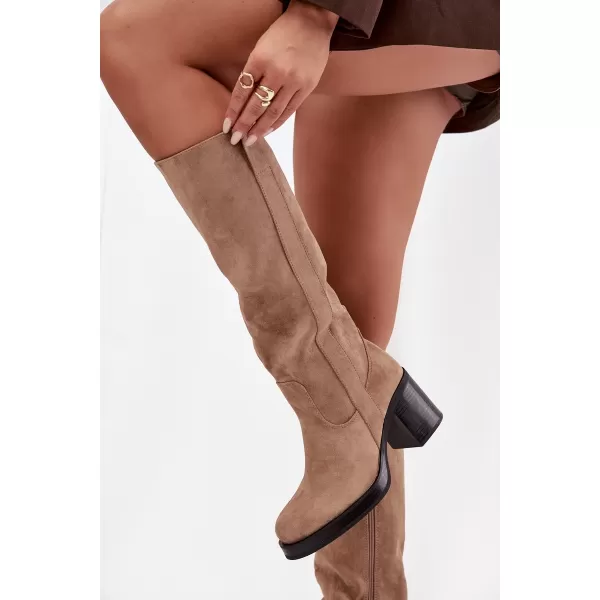  Dámské kozačky BOTO SANELLE 40149 KHAKI 