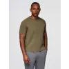 Pánské triko OMBRE OM-TSCT-0240 OLIVE