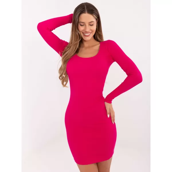  Dámské šaty RUE PARIS RV-SK-5296.01P FUCHSIA 