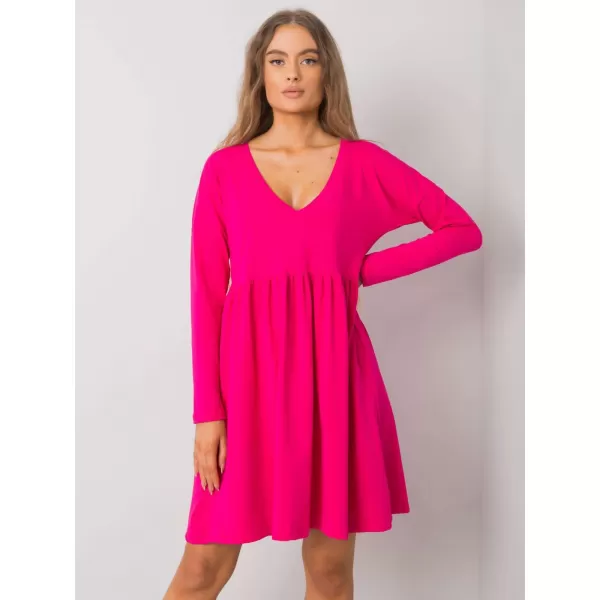  Dámské šaty RUE PARIS RV-SK-6008.19X FUCHSIA 