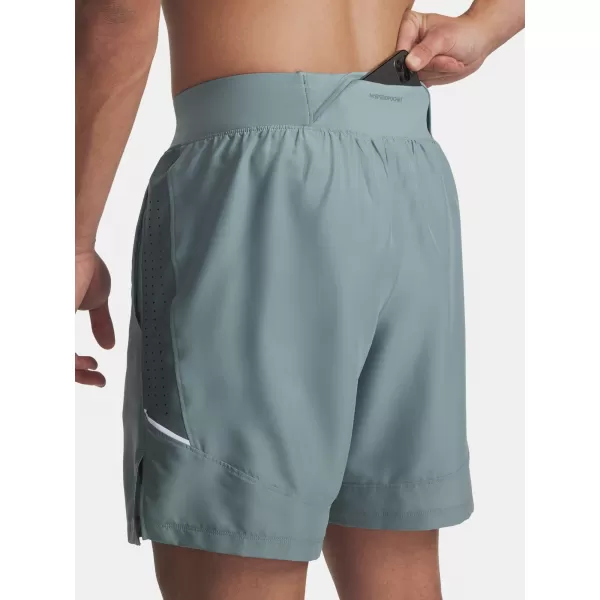  Pánské kraťasy UNDER ARMOUR UA LAUNCH PRO 2N1 7'' SHORTS 1376831-323 ZELENÁ 
