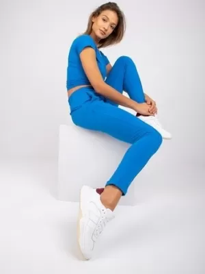 Dámské tepláky BASIC FEEL GOOD RV-DR-3589.10X DARK BLUE