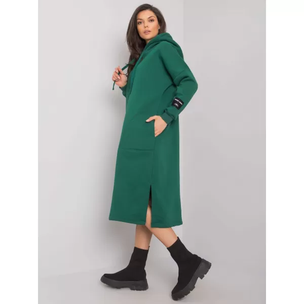  Dámské šaty RUE PARIS RV-SK-7359.25X DARK GREEN 