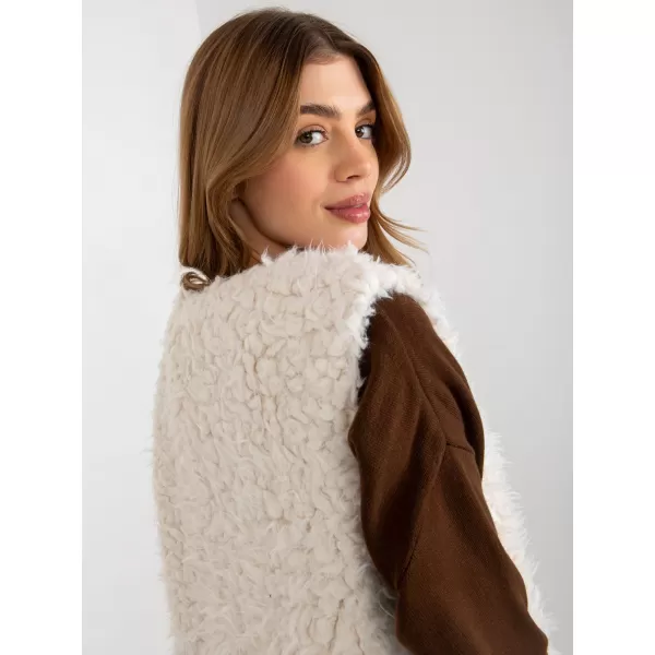  Dámská vesta WOOL FASHION ITALIA AT-KZ-21501.22P WHITE 