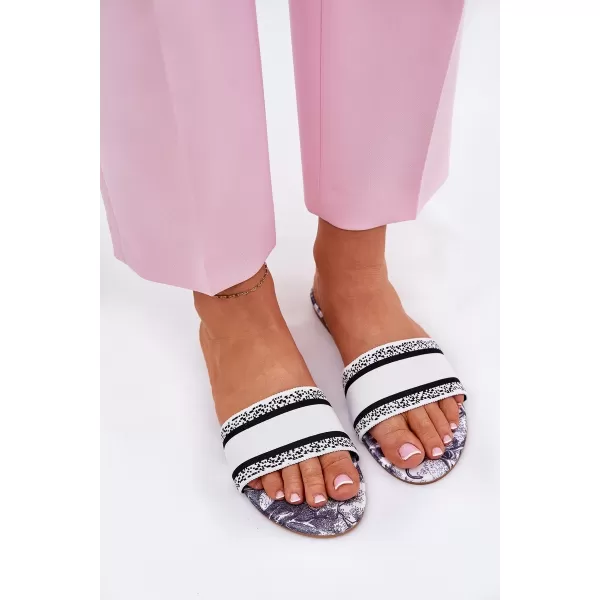  Dámské pantofle BOTO LEYSI 36382 WHITE 