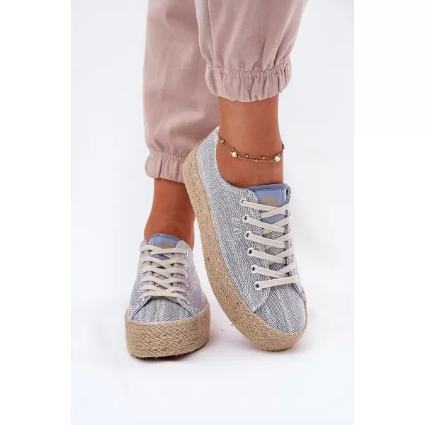  Dámské tenisky LEE COOPER LCW-25-02-3284 LIGHT BLUE 