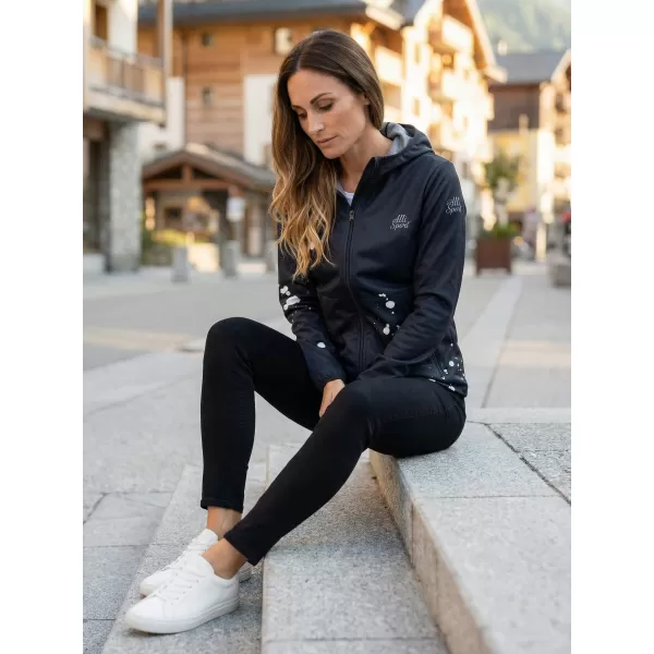 Dámská softshellová bunda premium ALTISPORT VOJ/ALW077JACK01 ČERNÁ 