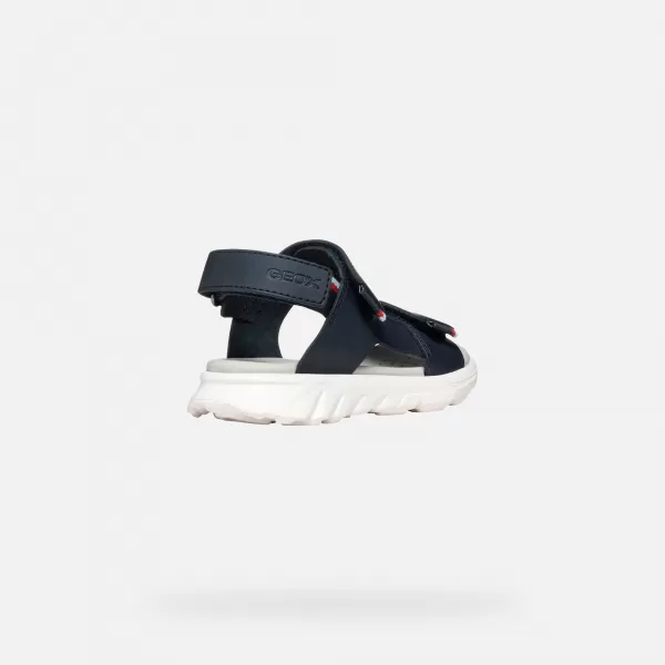  Chlapecké sandály GEOX SANDAL AIRADYUM J55F1B0009BC0735 TMAVĚ MODRÁ 