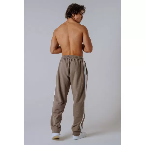  NEBBIA Relaxed fit tepláky POWER 904 LIGHT BROWN ASH 