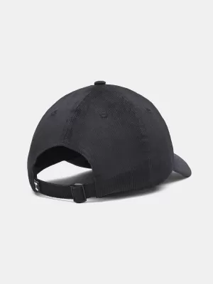Kšiltovka UNDER ARMOUR ESSENTIAL LOW CORDUROY ADJ 1386628-003 ČERNÁ