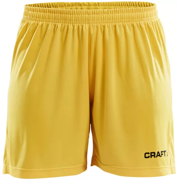  Dámské sportovní kraťasy CRAFT TW Squad Go Short Solid W ŠVÉDSKÁ ŽLUTÁ 