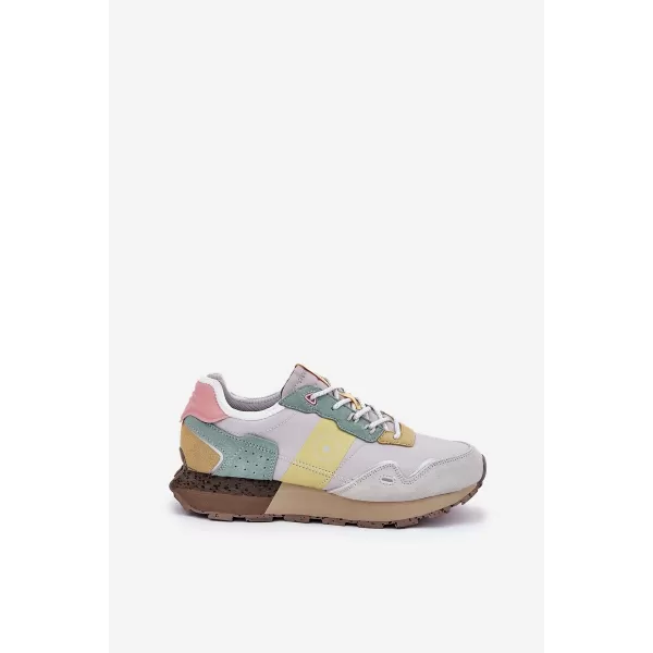  Dámské boty BIG STAR RR274244 YELLOW/GREY 