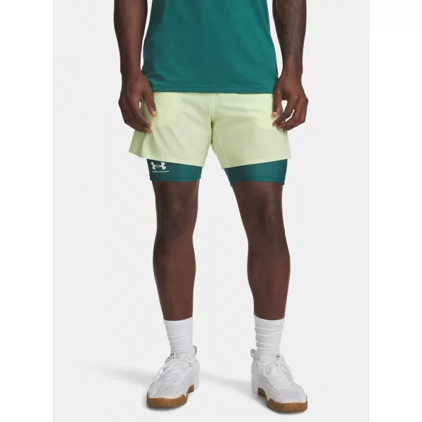  Pánské kraťasy UNDER ARMOUR UA VANISH ELITE 6IN SHORT 6009868-391 ZELENÁ 