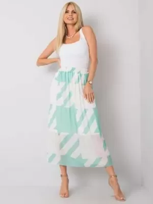 Dámská sukně ITALY MODA DHJ-SD-13325.73P WHITE-GREEN
