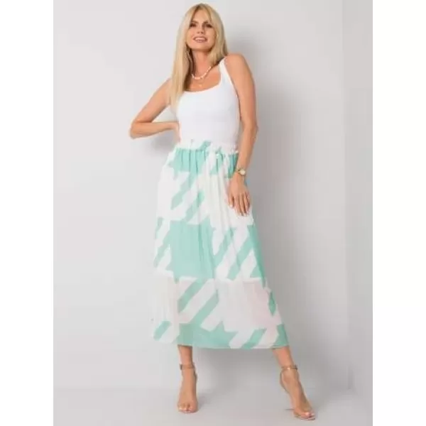  Dámská sukně ITALY MODA DHJ-SD-13325.73P WHITE-GREEN 