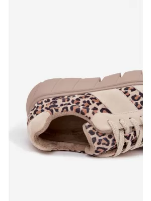 Dámské tenisky VINCEZA LEOPARDO BEIGE